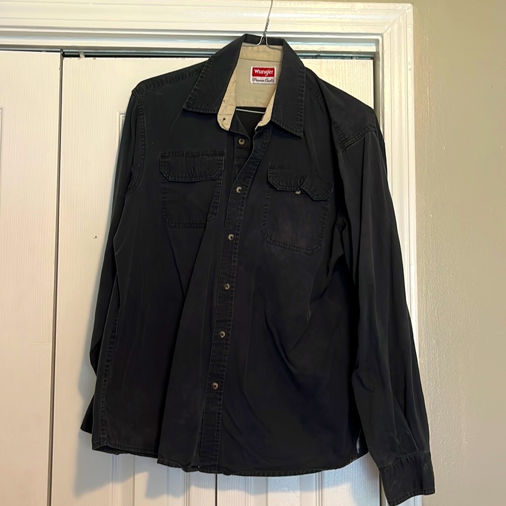 Wrangler long sleeve button up